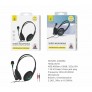 Auriculares Cascos con Cable 1,35M y Microfono, 3.5mm Jack Plug