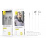 Auriculares con Micrófono LIA ,Con Boton Multifuncion y Control de Volumen, Longitud 1.2M,Blanco