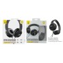 Auriculares Casco de cable con Microfono , 3.5mm Jack Plug , 1.2M ,Negro