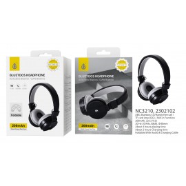 Auriculares Casco Bluetooth 5.0 Plegable, Manos libres para llamadas , Bateria 200mAh, TF