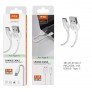 Mini Cable de Carga para Type C, 3.4A con Longitud 0,25M, Blanco