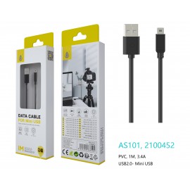 Cable de Datos ONE para Mini USB Maxium 2,0A 1M