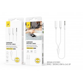 Cable de Audio a 2 jack hembra