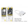 Cable Adaptador 2 En 1 IP a Carga Iphone + Audio 3,5mm , 0,15M