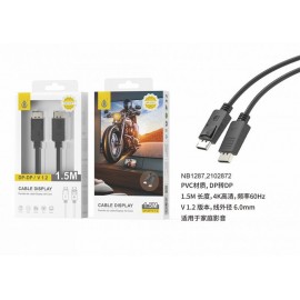 Cable DisplayPort ,4K 60Hz,1.5M,Negro