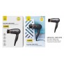 Secador de Pelo Plegable, 2 Temperaturas y 2 Velocidades , con Concentrador, 1200W,Cable